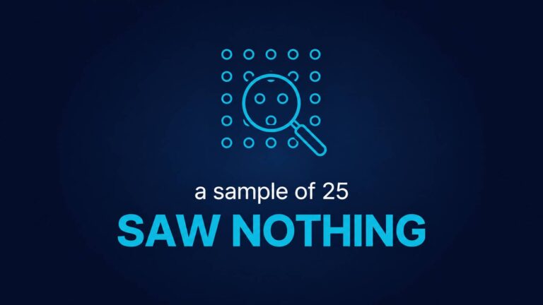 Why a Sample of 25 Missed 12 Anomalies in a Million Payments